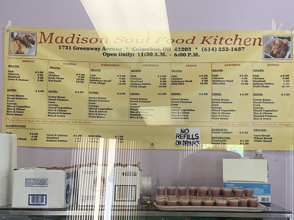 Madison Soul Food Kitchen Menu image 4
